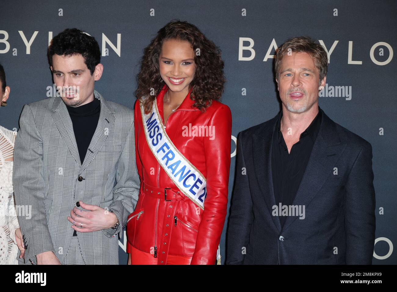 Paris, France. 14th Jan, 2023. Damien Chazelle, Indira Ampiot (Miss