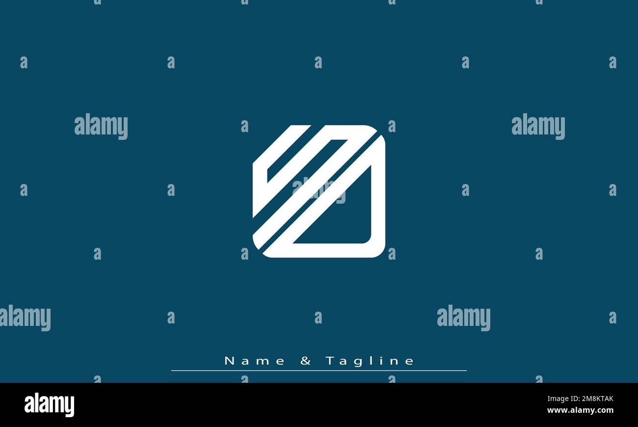 Alphabet letters Initials Monogram logo SD , DS Stock Vector