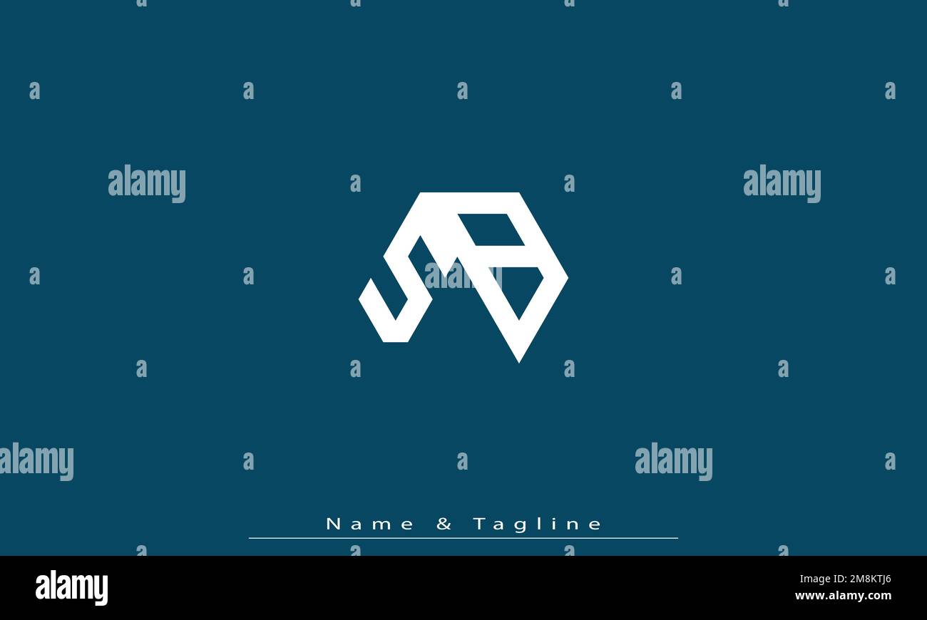 Alphabet letters Initials Monogram logo SB , BS Stock Vector