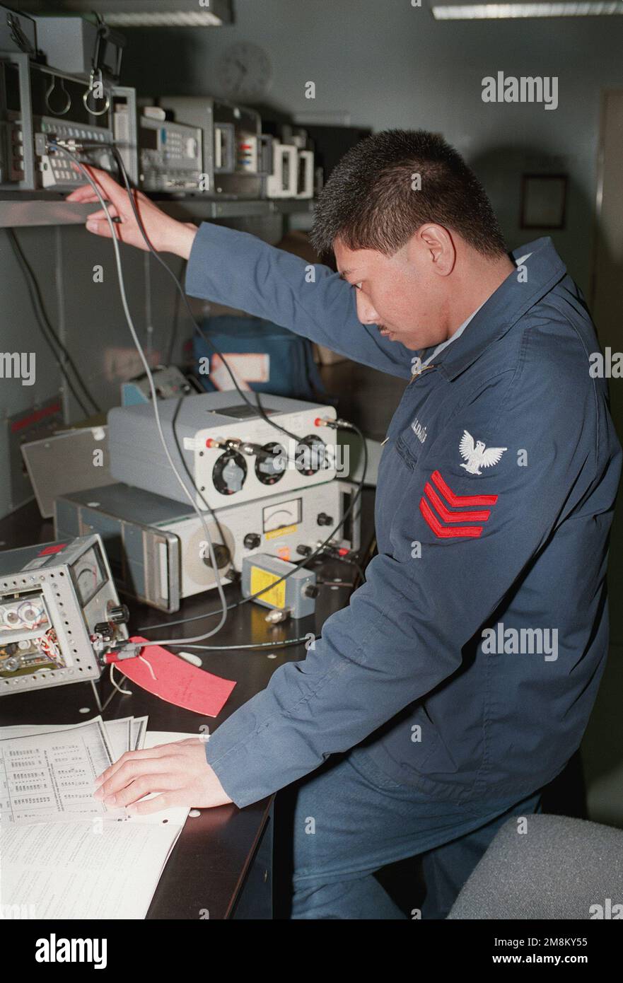 Aviation Electronics Technician First Class (AT1) (AW) Richard Saldana