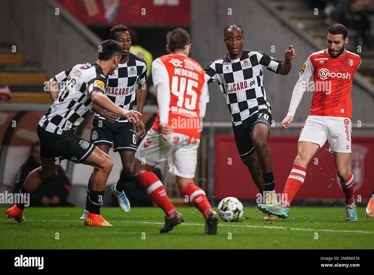 Braga, 01/14/2023 - Sporting Clube de Braga received, this evening, at  EstÃdio Municipal de Braga, Boavista FC, in a game counting for the 16th  Matchday of the Liga Portugal Bwin. Sasso;Vitinha (Gonçalo