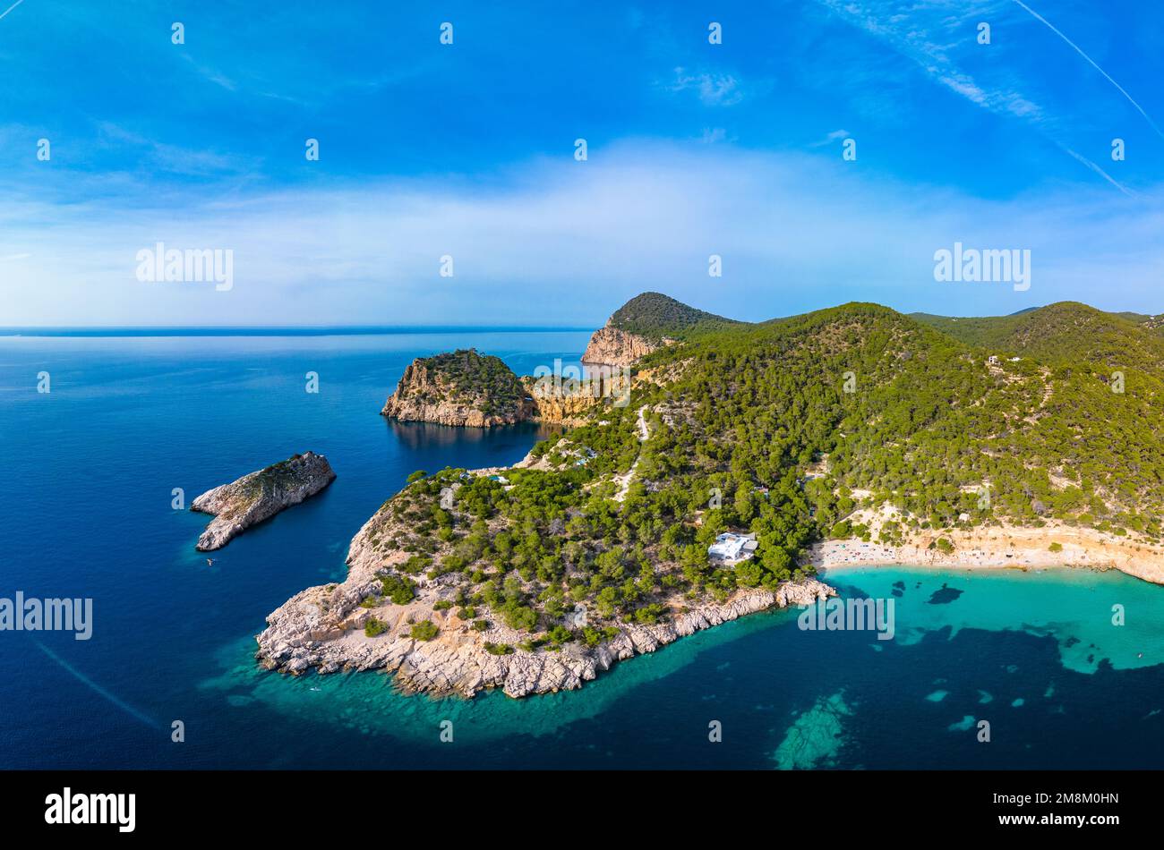 Aerial drone view majorca hi-res stock photography and images - Alamy