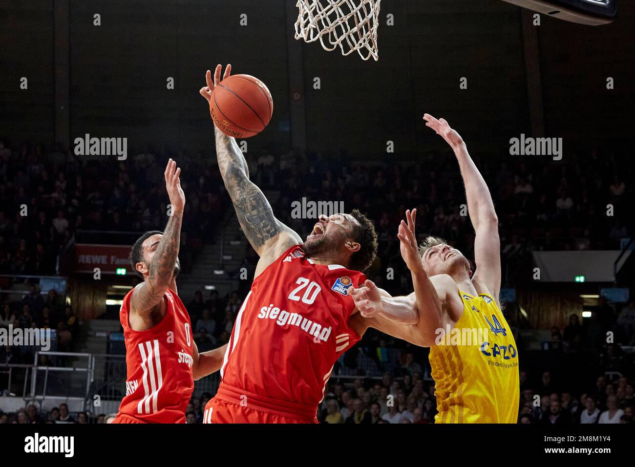 Deutsche Basketball Bundesliga 2022/2023 FC Bayern München vs ALBA Berlin. HUNTER Othello (FC