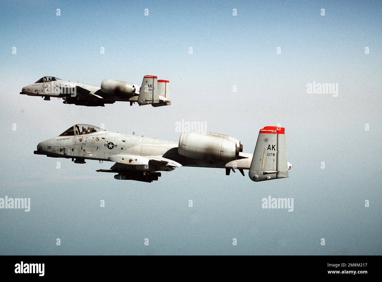A-10 Warthogs from the 355th Fighter Squadron, Eielson Air Force Base
