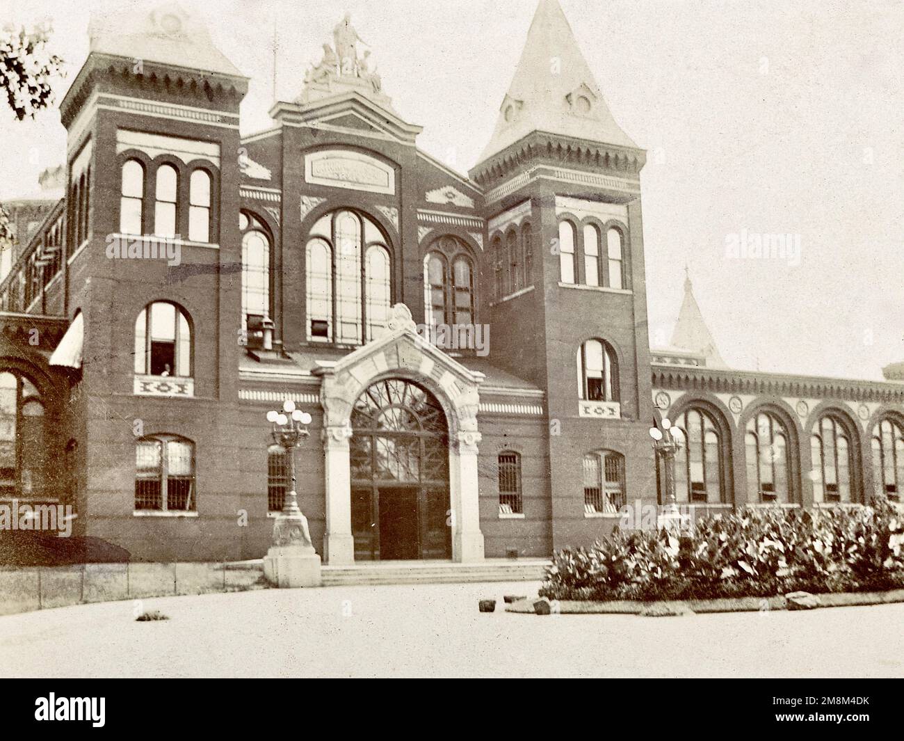 Smithsonian Arts and Industries Building early1900s, National Museum Turn of the Century Stock Photo