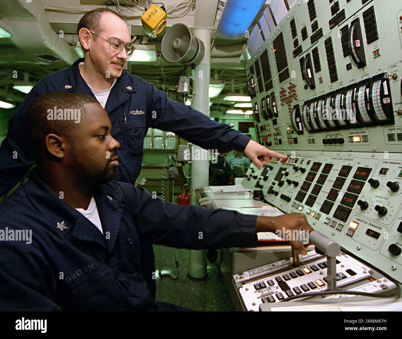 US Navy Gas Turbine Systems Technician (mechanical) Allen Brown ...