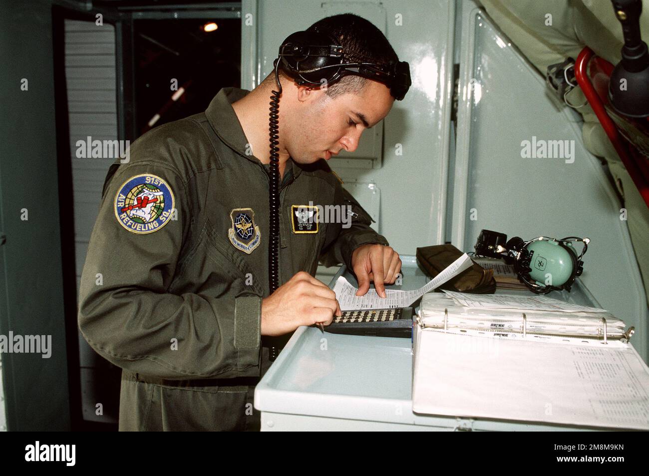 Shortly before Malmstrom AFB's final remaining KC135R Stratotanker is