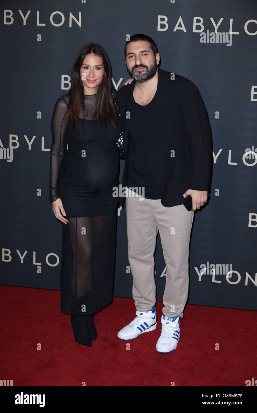 Paris France 14th Jan 2023 Ibrahim Maalouf And His Wife Hiba Tawaji paris-france-14th-jan-2023-ibrahim-maalouf-and-his-wife-hiba-tawaji