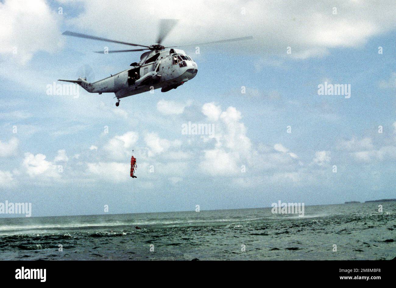 An SH-3 Sea King helicopter assigned to the Southern Most Search and ...