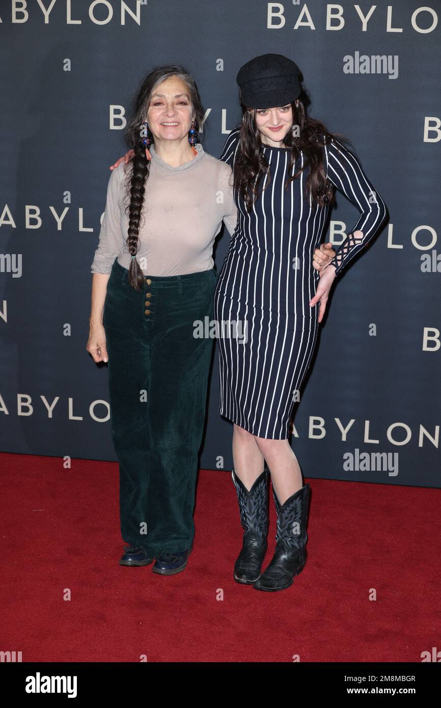 Paris, France. 14th Jan, 2023. Catherine Ringer and Guest attends Babylon  Premiere held at Grand Rex on January 14, 2023 in Paris, France. Photo by  Jerome Dominé/ABACAPRESS.COM Credit: Abaca Press/Alamy Live News