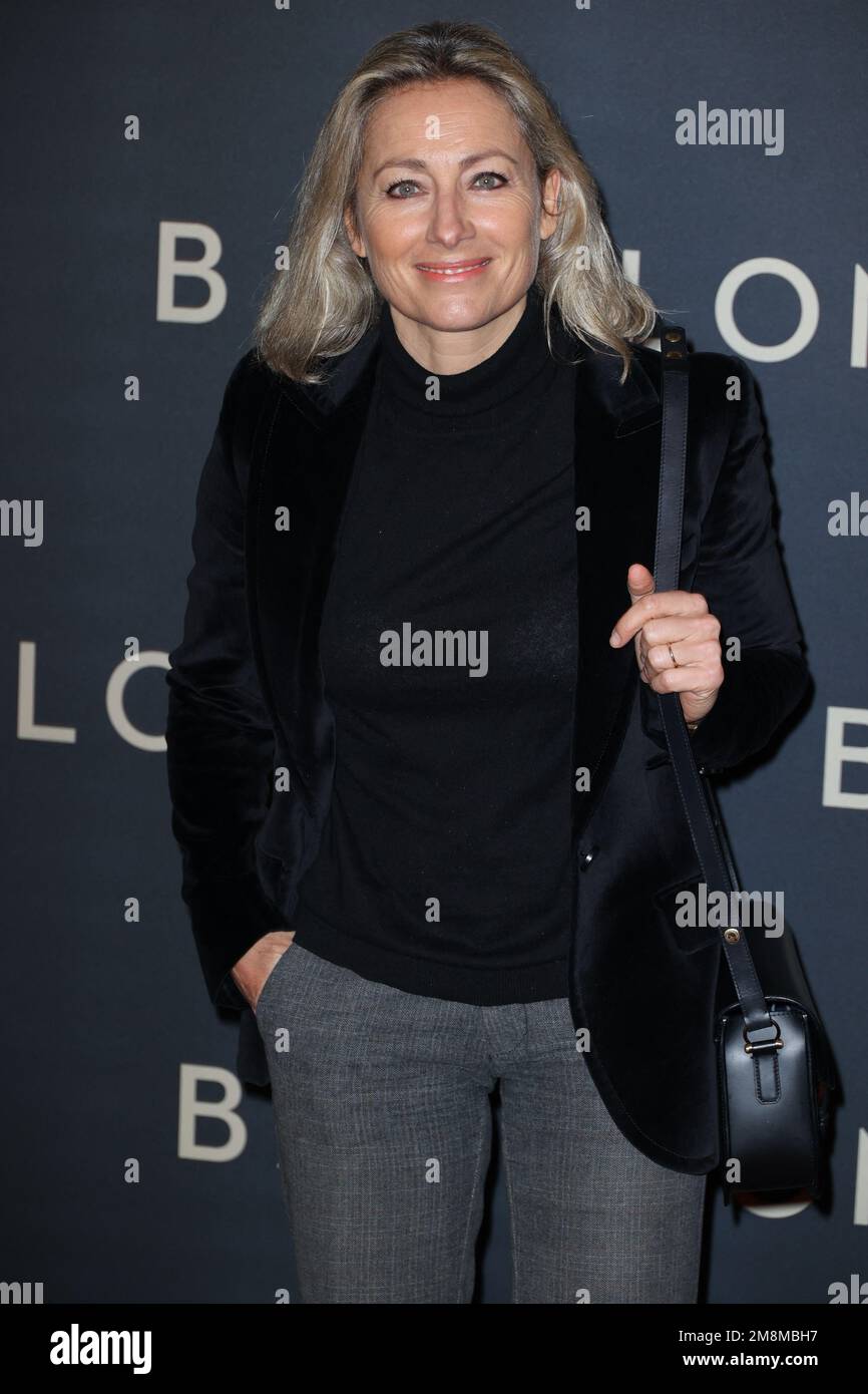 Paris, France. 14th Jan, 2023. Anne-Sophie Lapix attends Babylon