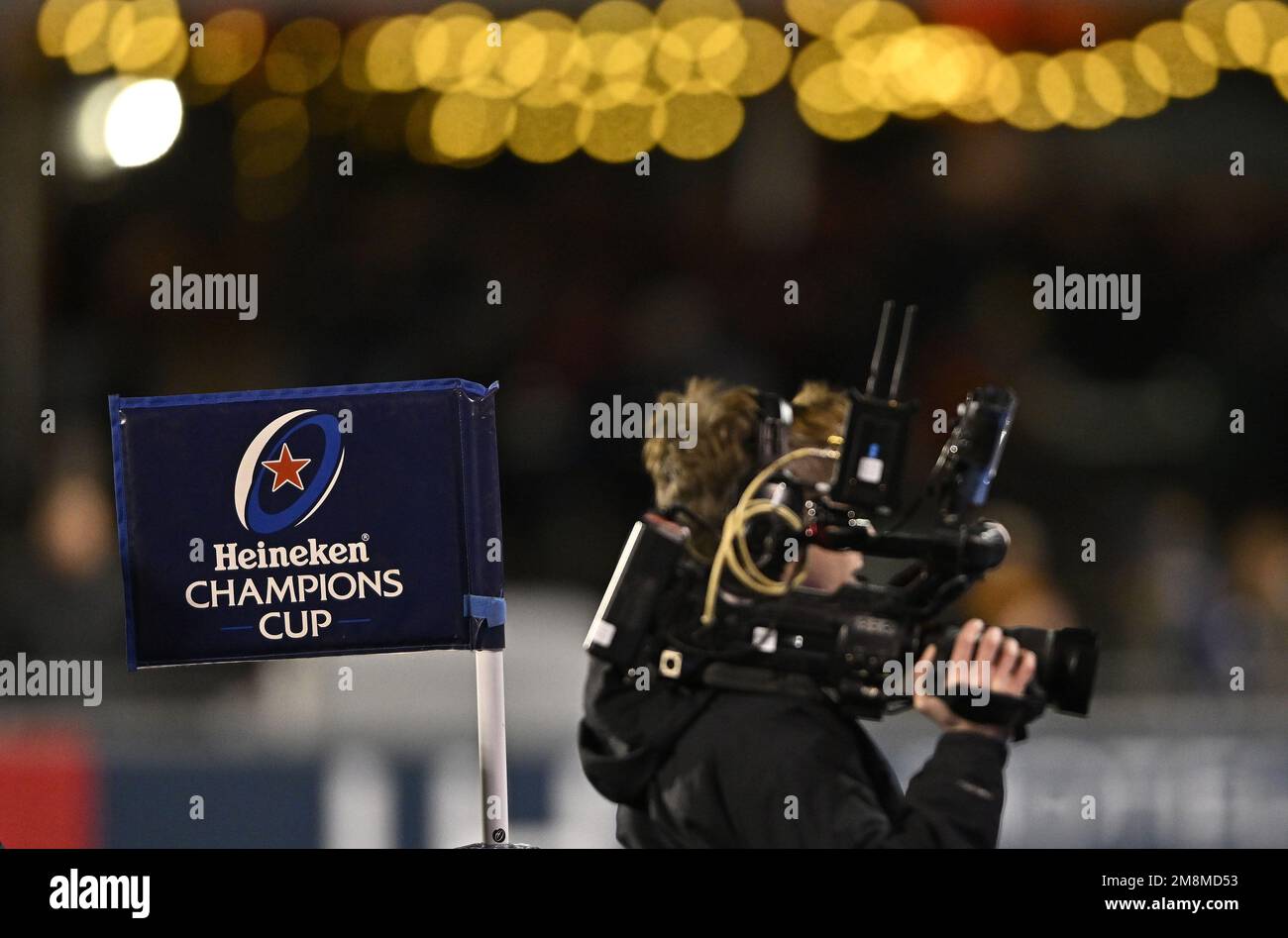 United Kingdom. 14th Jan, 2023. EPCR Challenge Cup. Saracens V Lyon OU. StoneX Stadium