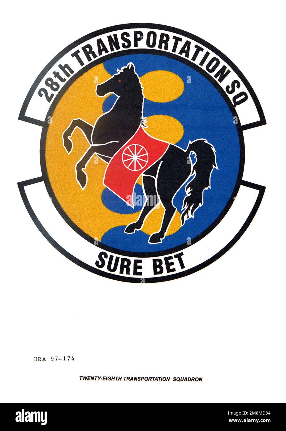 Air Force Organizational Emblem 28th Transportation Squadron, Air