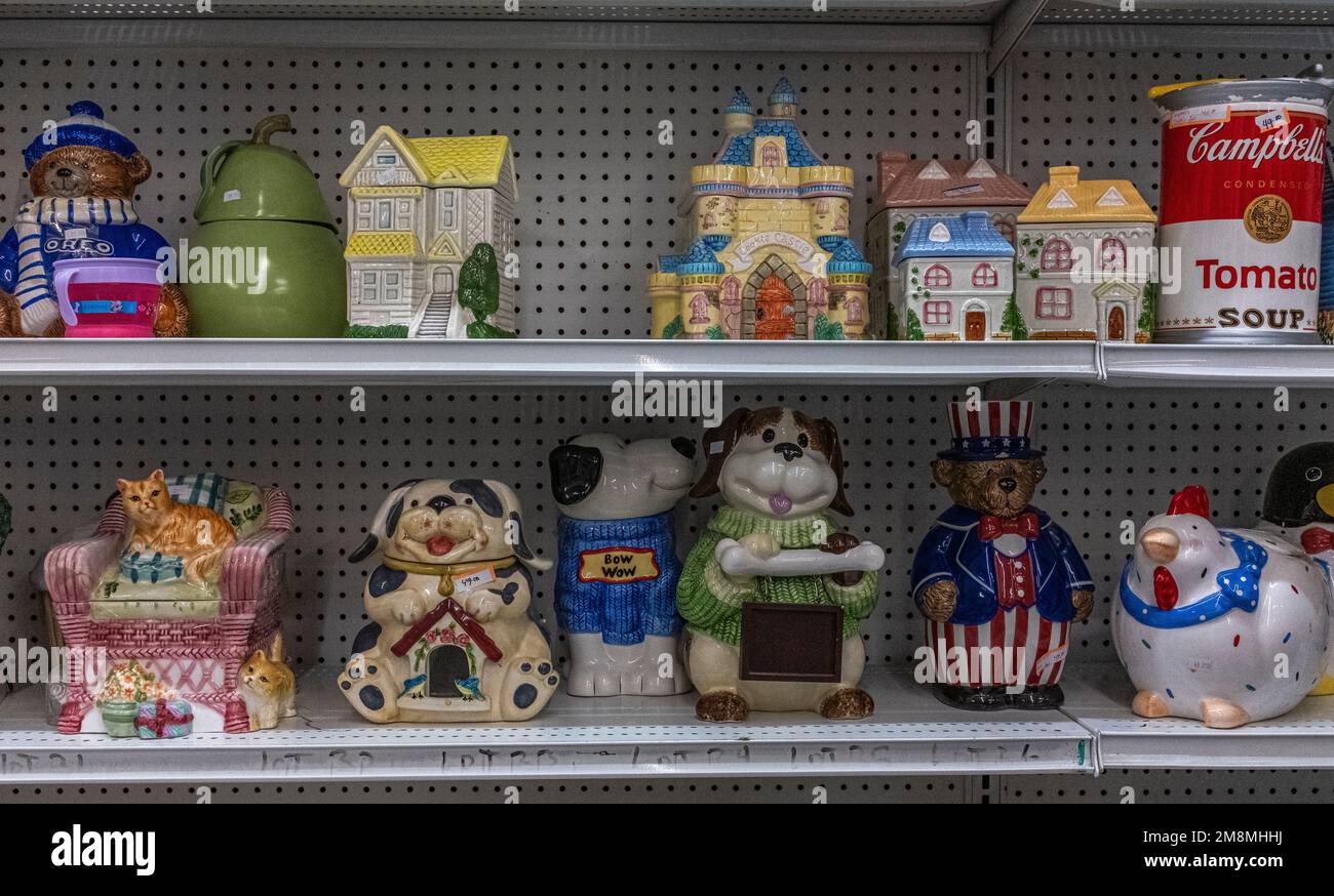 collectables, memorabilia, nostalgia, cookie jars sold at UHC'S "Good