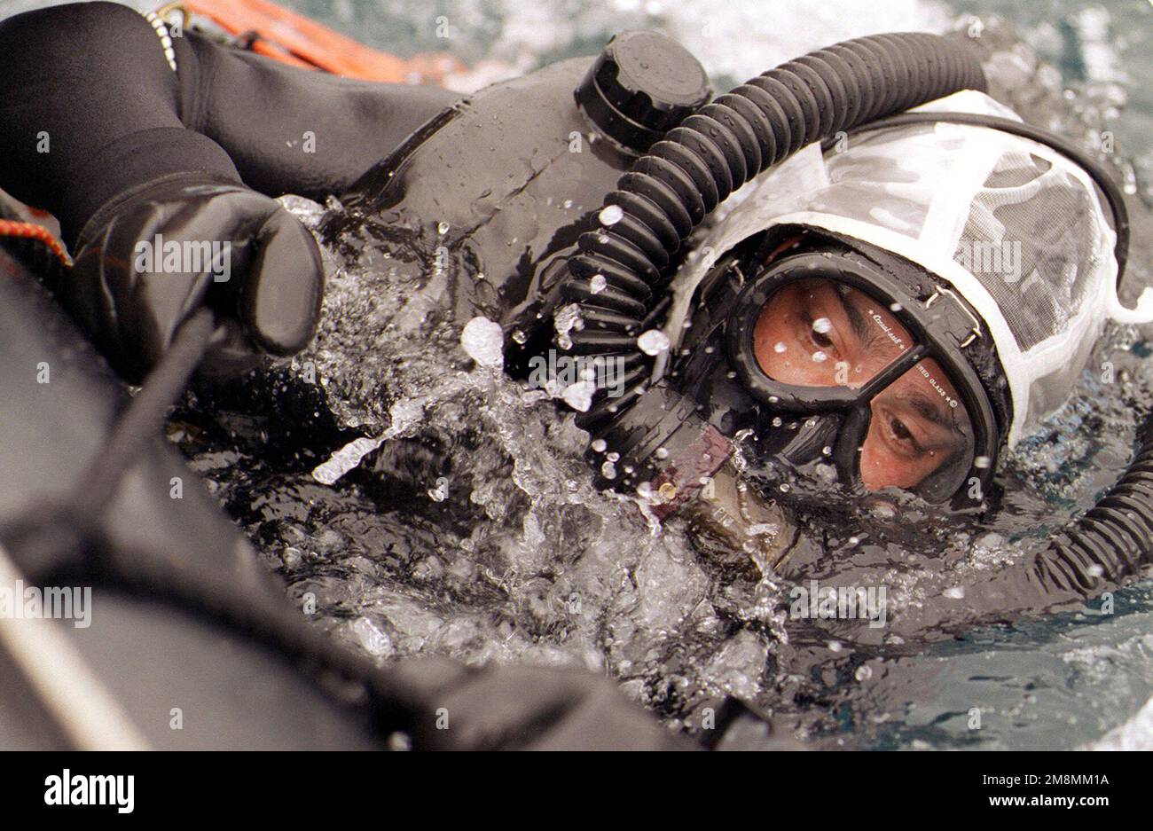 970617N3149V002. Scene Caption Canadian PETTY Officer