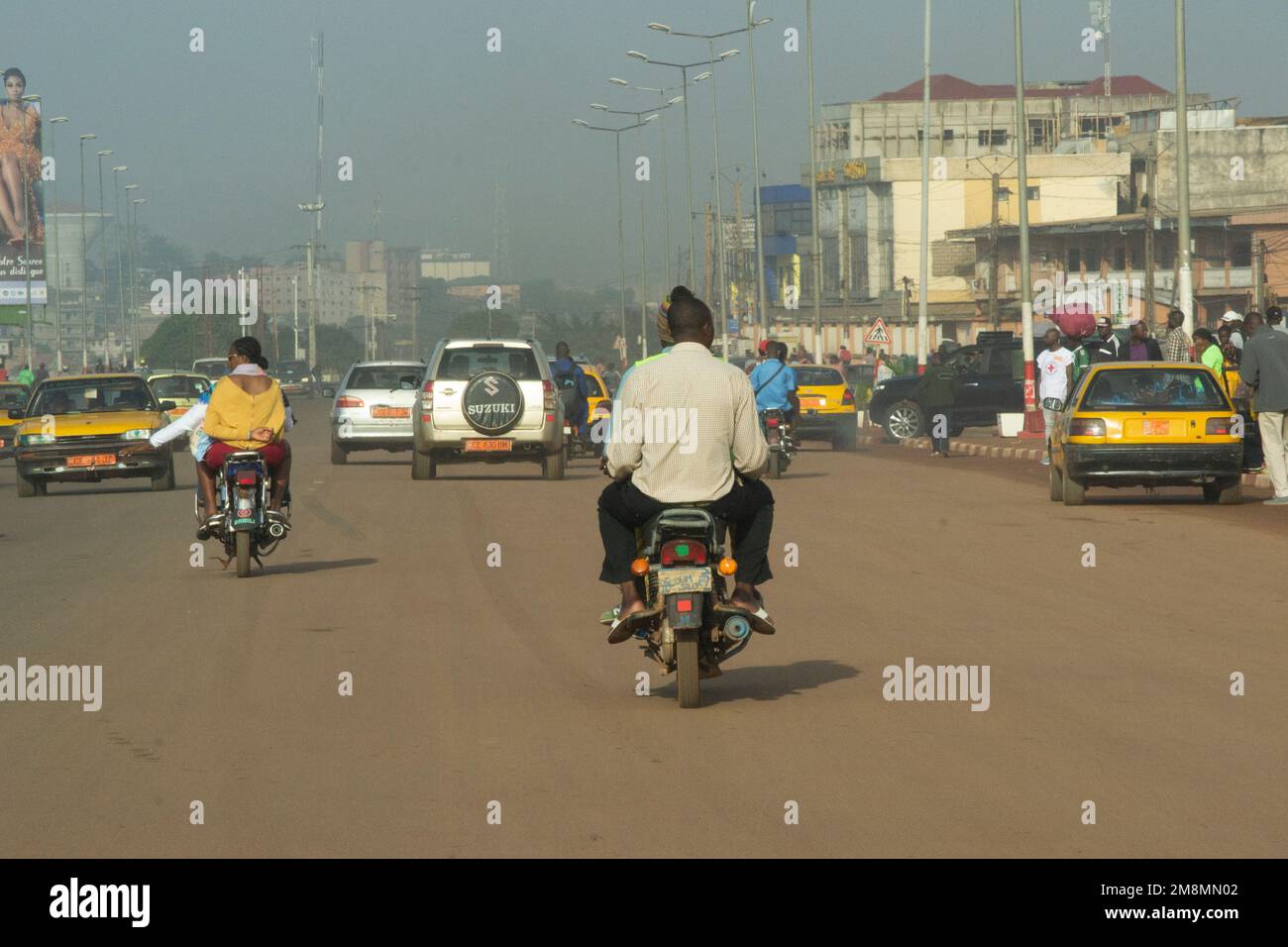 view from Yaounde, Cameroon Stock Photo