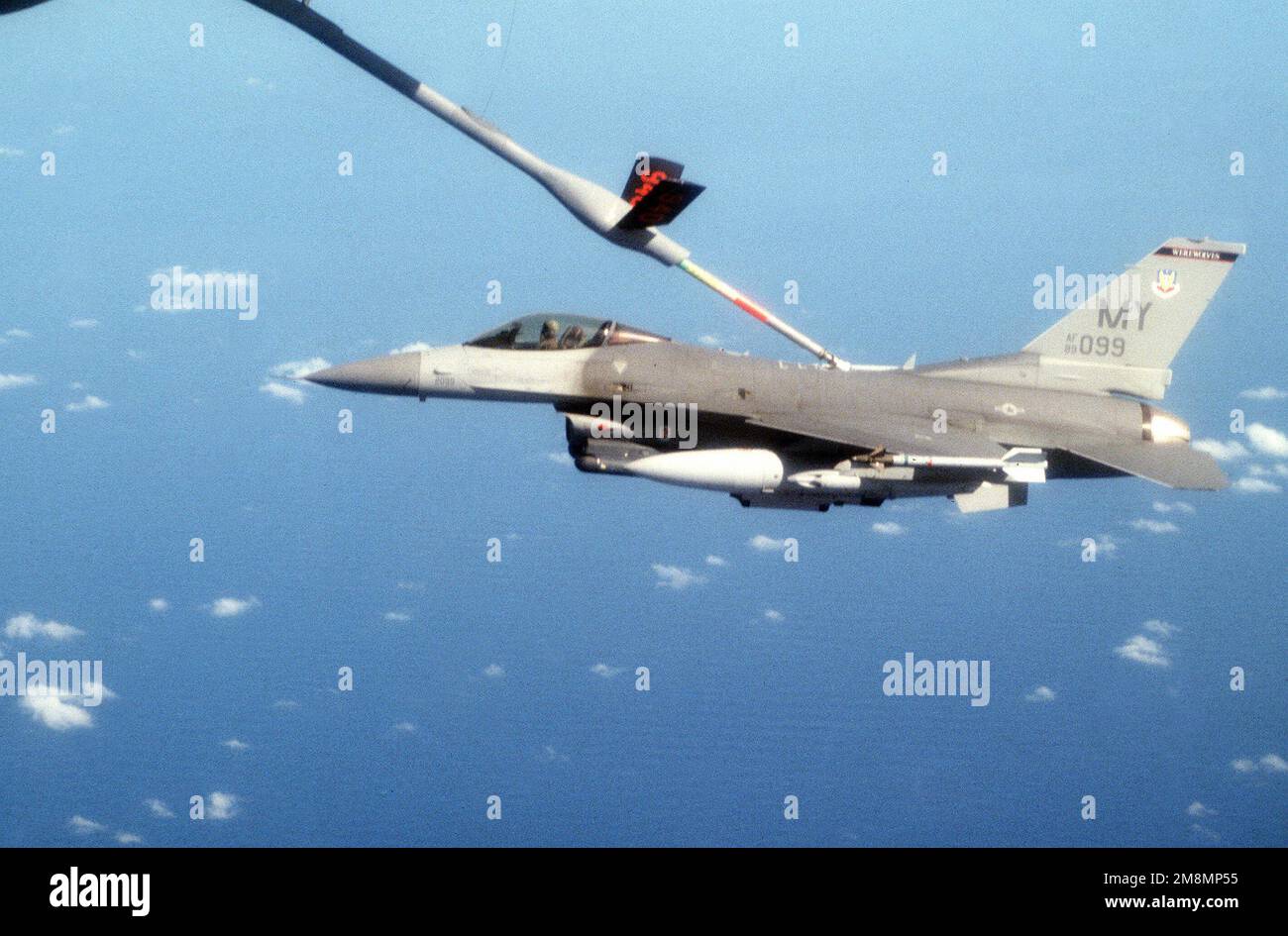 An F16 from the 347th Composite Wing, 69th Fighter Squadron Moody AFB