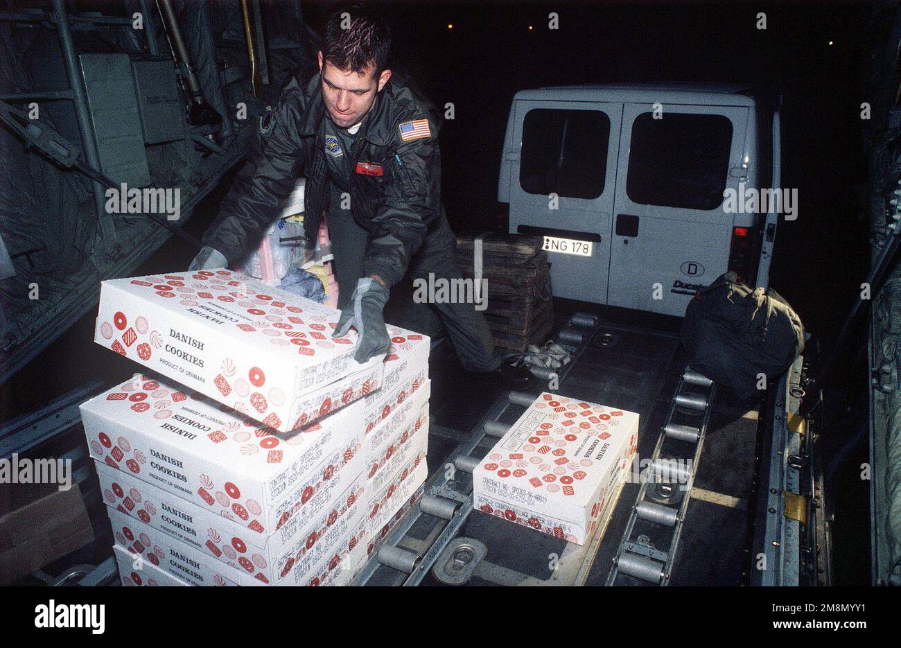 50th Loading United States Air Force personnel from the 50th Airlift Squadron out of ...