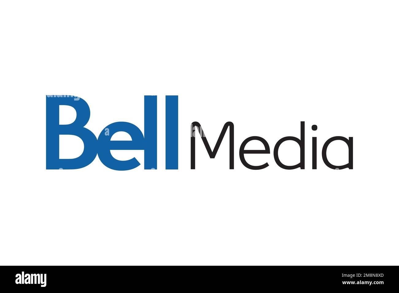 Bell Media, Logo, White background Stock Photo Alamy