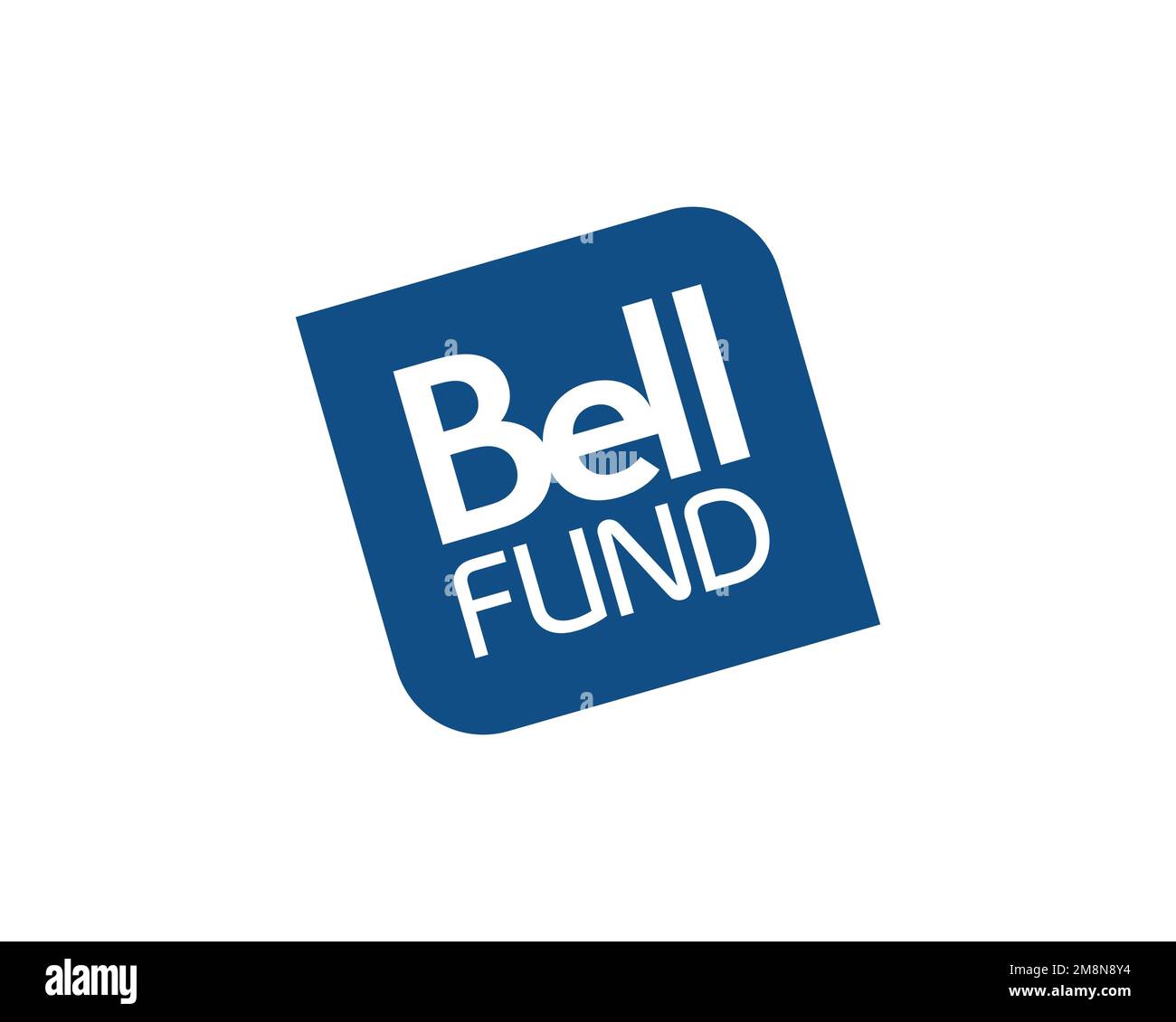 Bell Fund, rotated logo, white background Stock Photo - Alamy