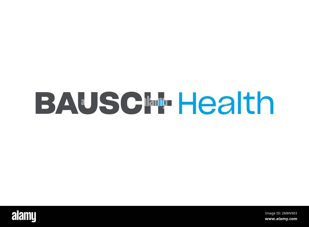 Bausch Health, Logo, White background Stock Photo Alamy