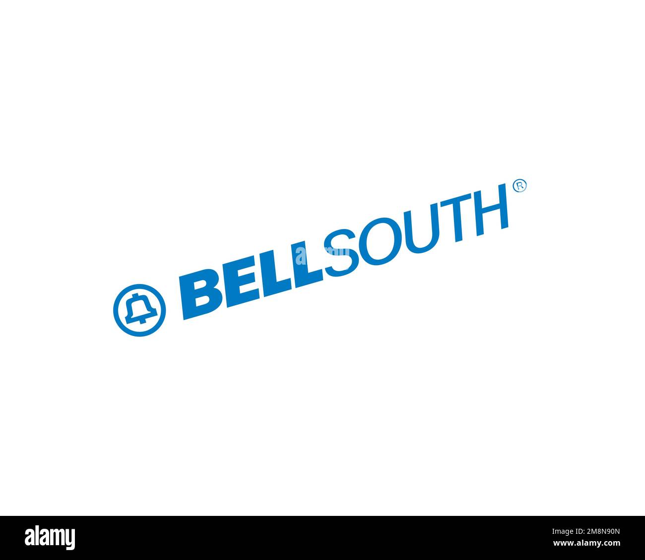 BellSouth, rotated logo, white background Stock Photo Alamy