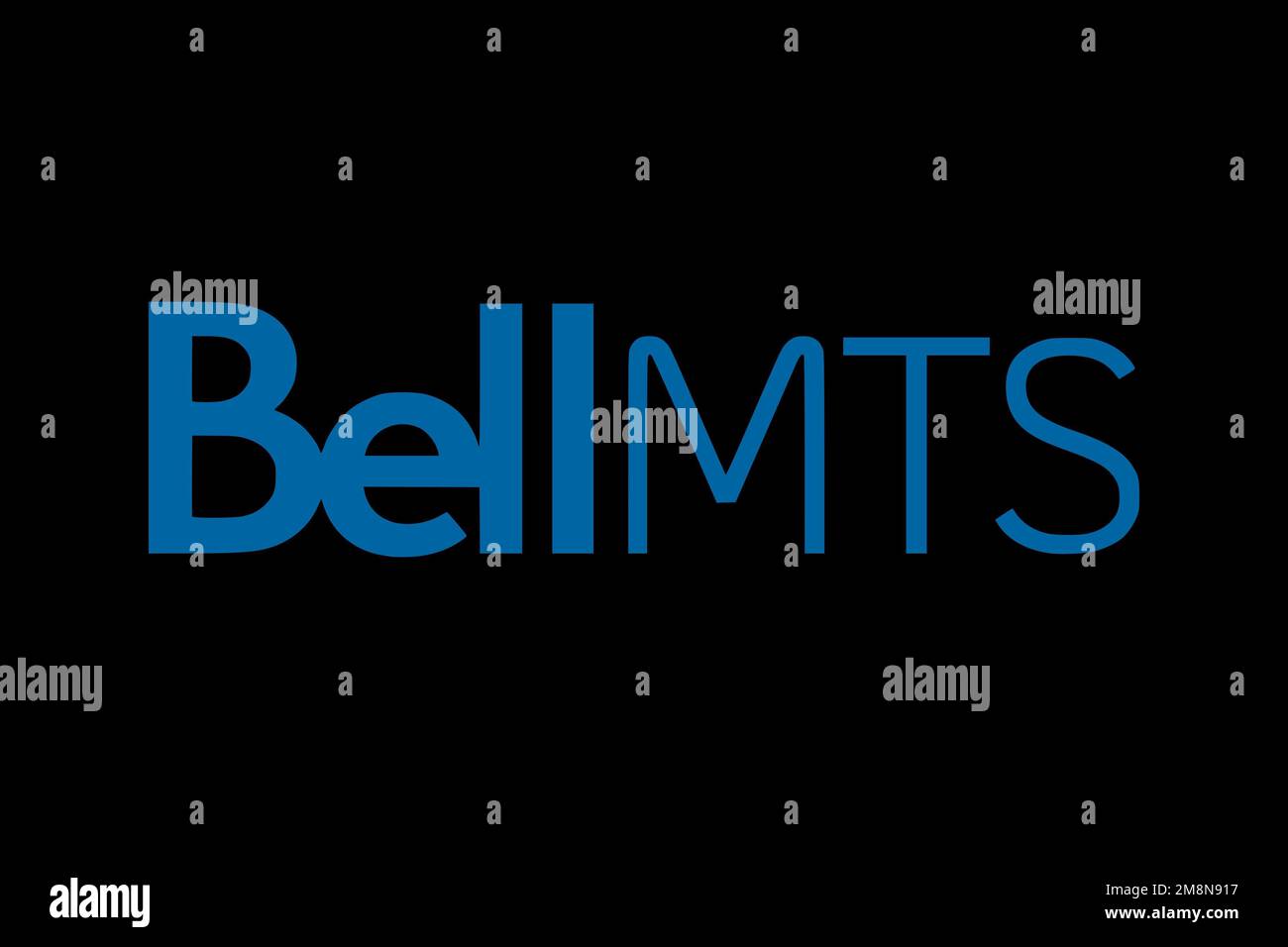 Bell MTS, Logo, Black background Stock Photo Alamy