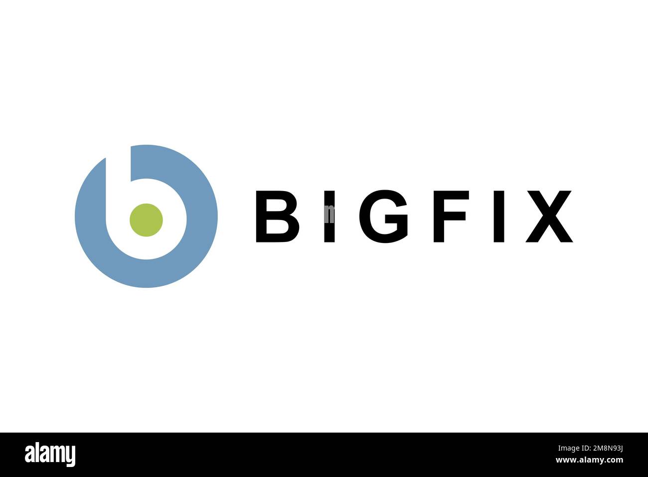 BigFix Inc, Logo, White background Stock Photo Alamy
