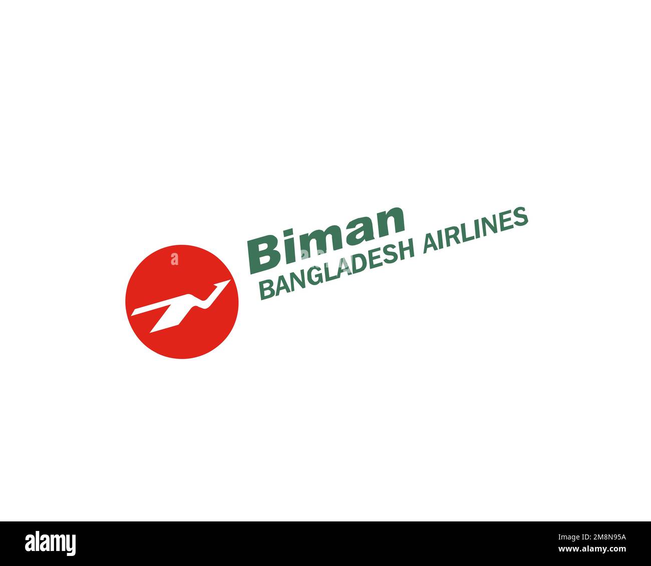 Biman Bangladesh Airline, rotated logo, white background Stock Photo ...