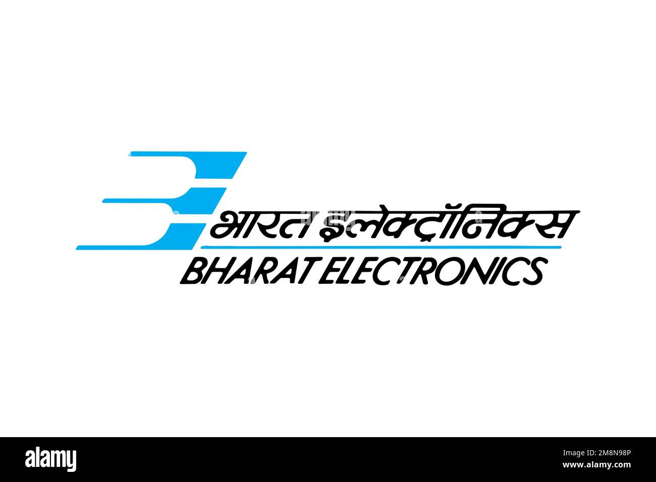Bharat Electronics Limited, Logo, White Background Stock Photo Alamy