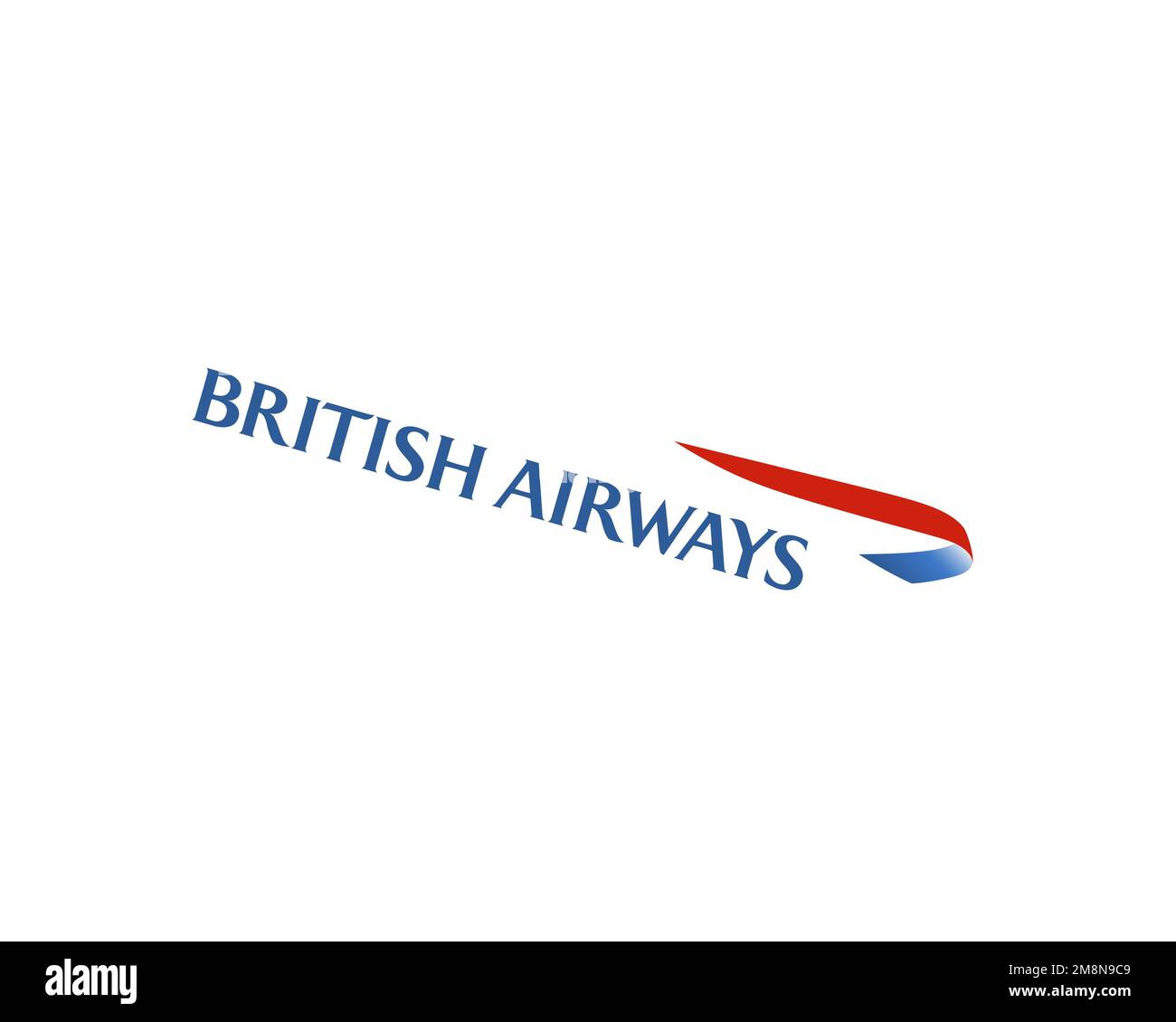 British Airways, rotated logo, white background B Stock Photo - Alamy