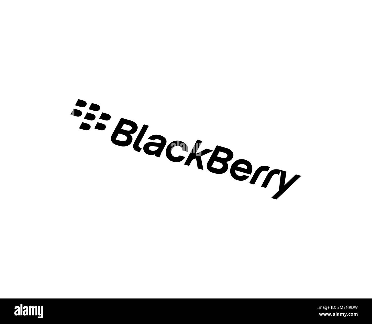 BlackBerry Limited, Rotated Logo, White Background B Stock Photo - Alamy