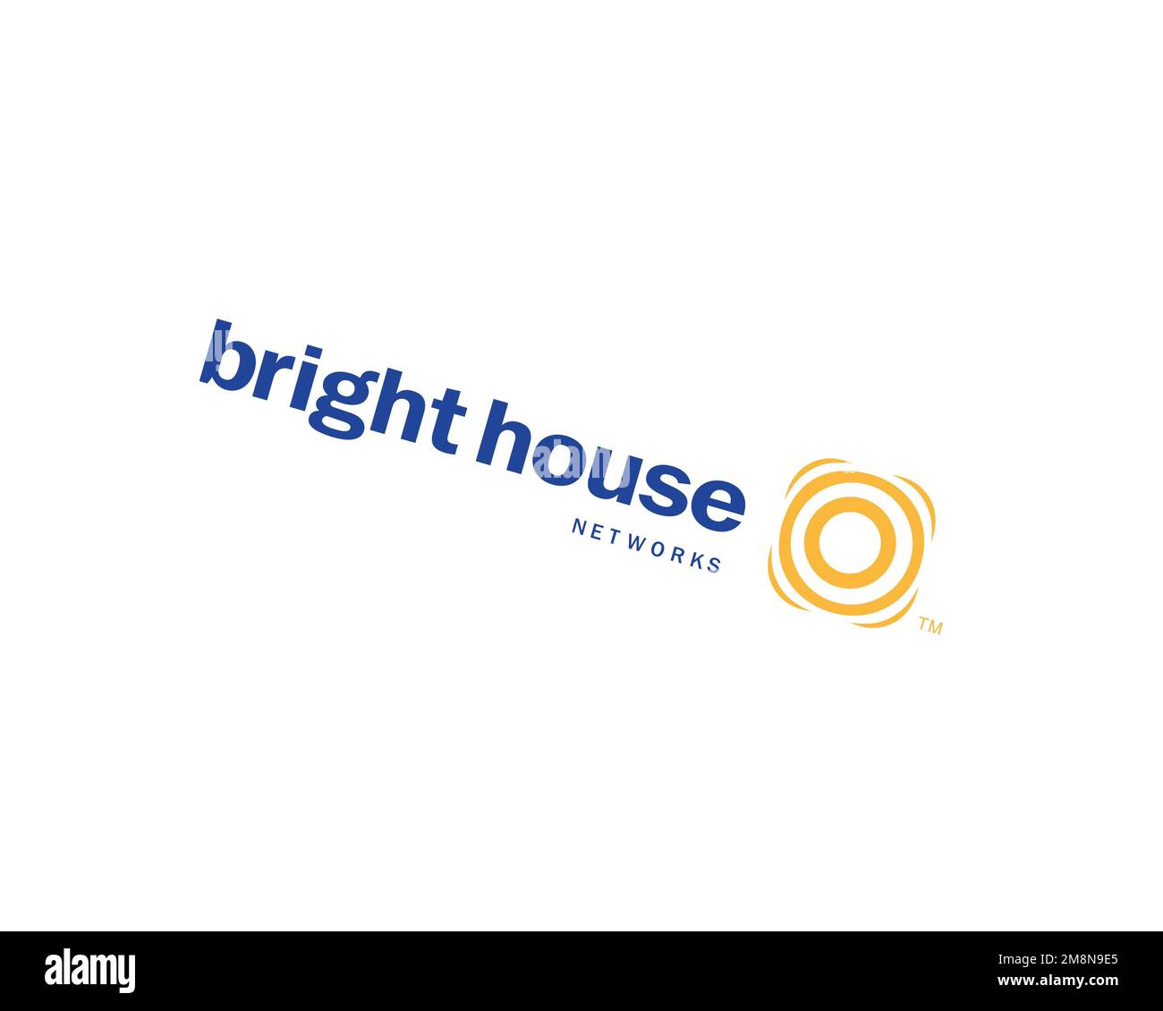Bright House Networks, rotated logo, white background B Stock Photo Alamy