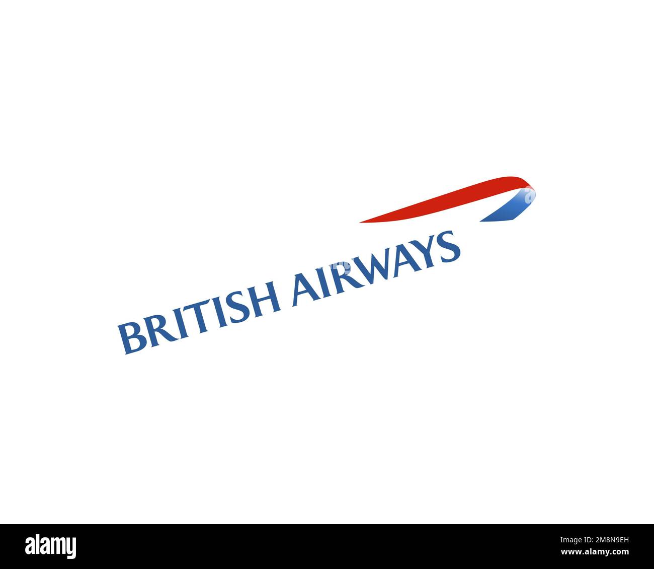 British Airways, rotated logo, white background Stock Photo - Alamy