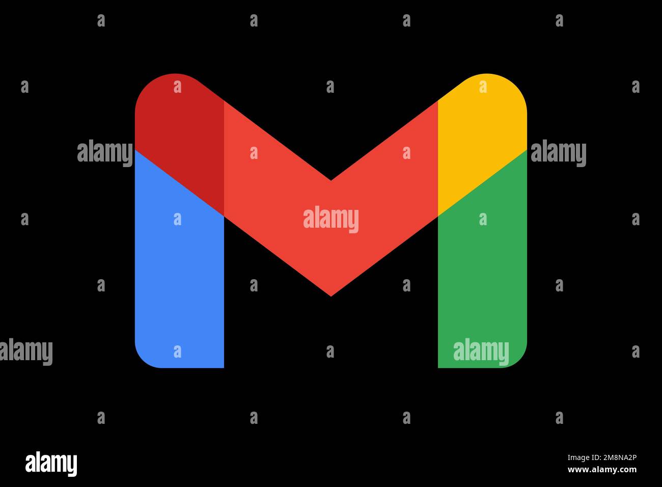 Gmail, Logo, Black background Stock Photo - Alamy