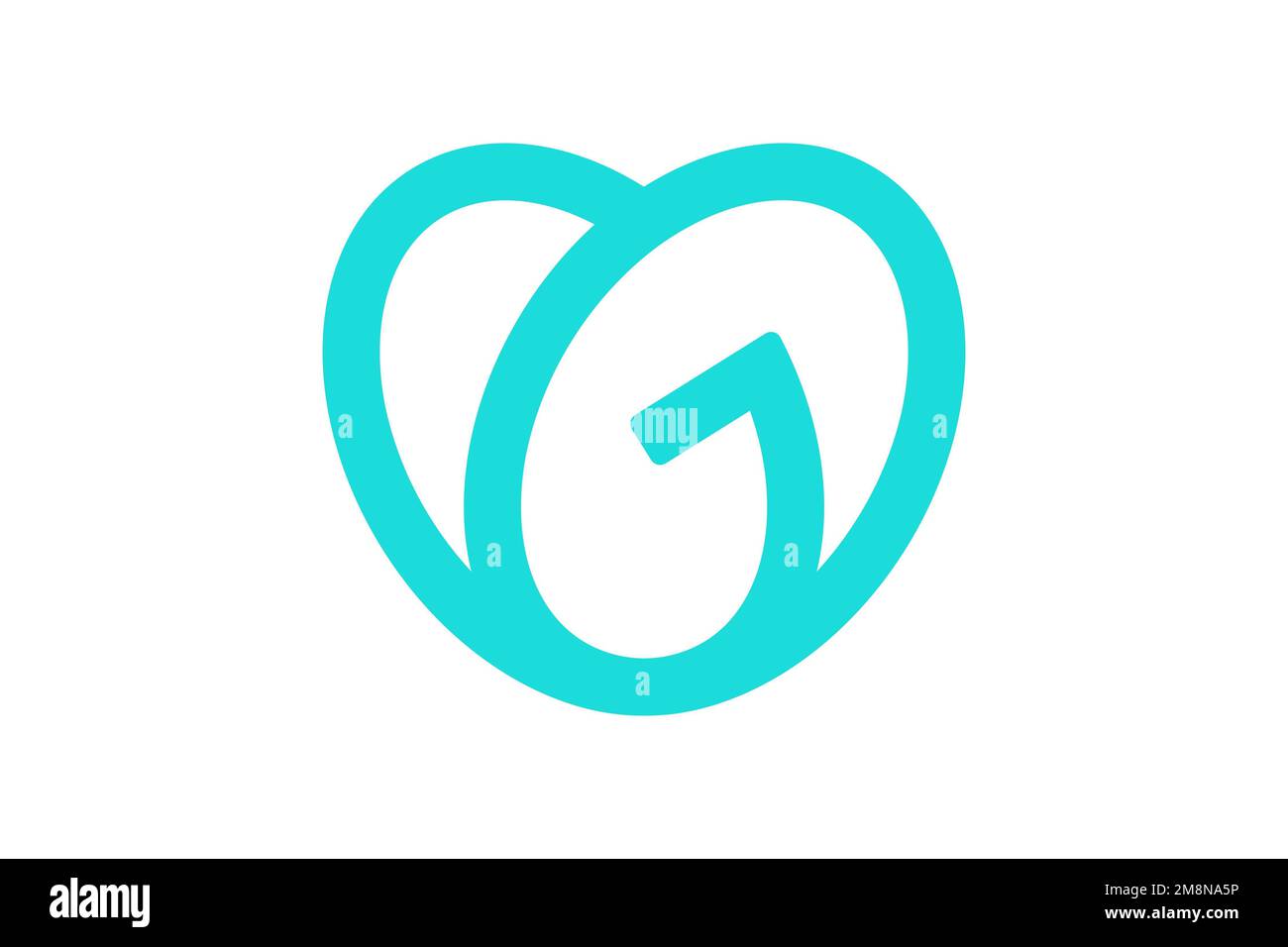 GoDaddy, Logo, White background Stock Photo Alamy