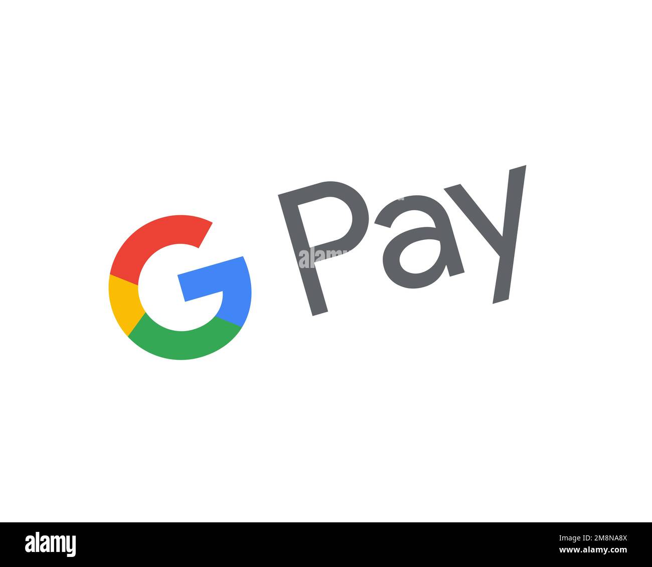 Google Pay, rotated logo, white background Stock Photo Alamy