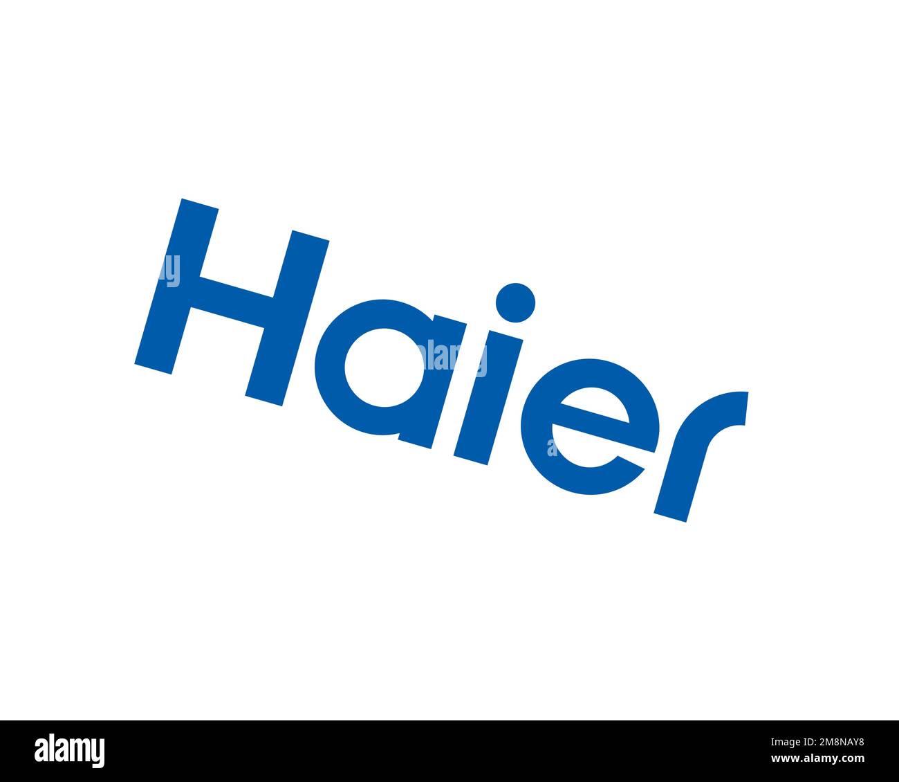Haier, Rotated Logo, White Background B Stock Photo - Alamy