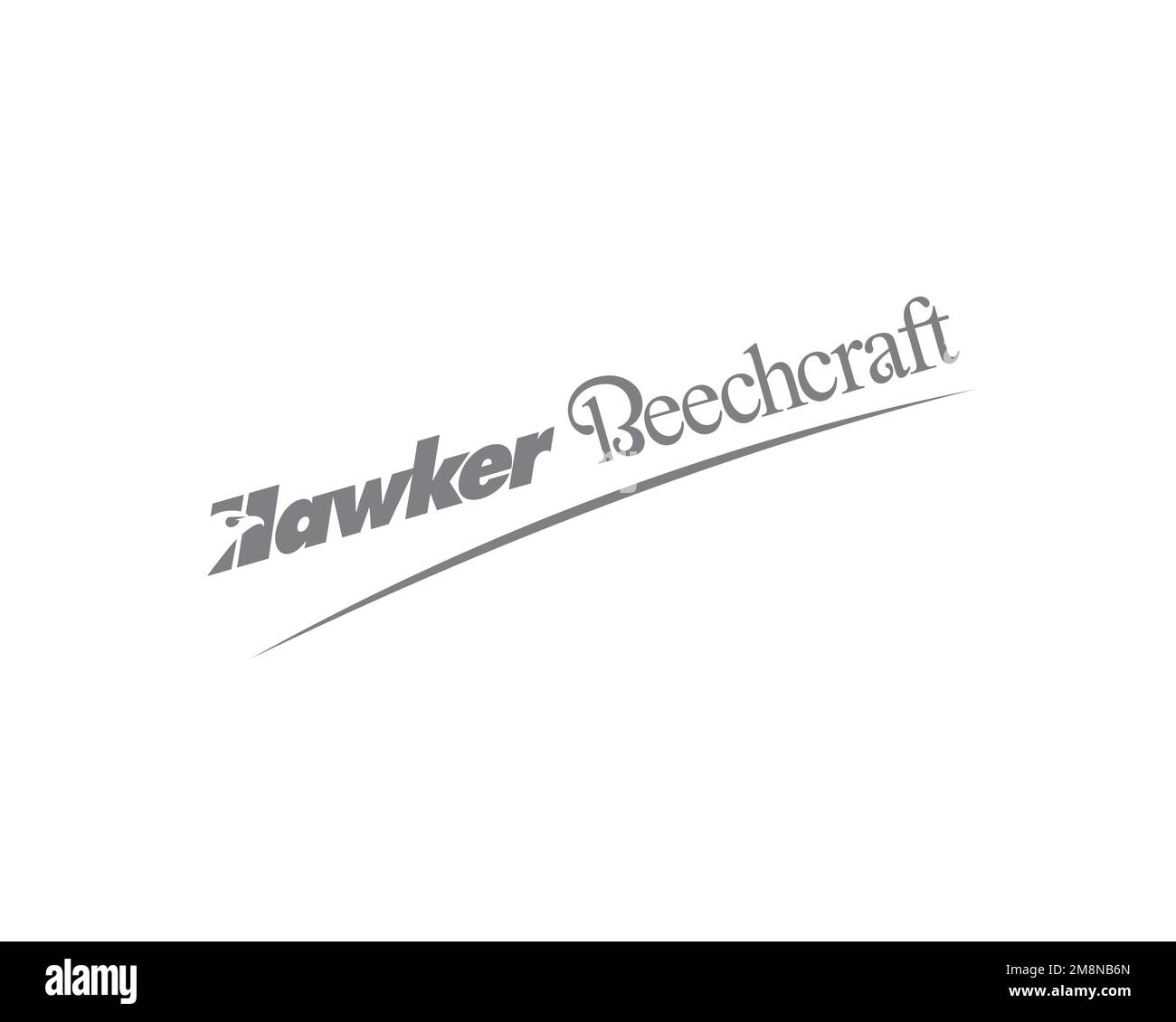 Hawker Beechcraft, rotated logo, white background Stock Photo Alamy
