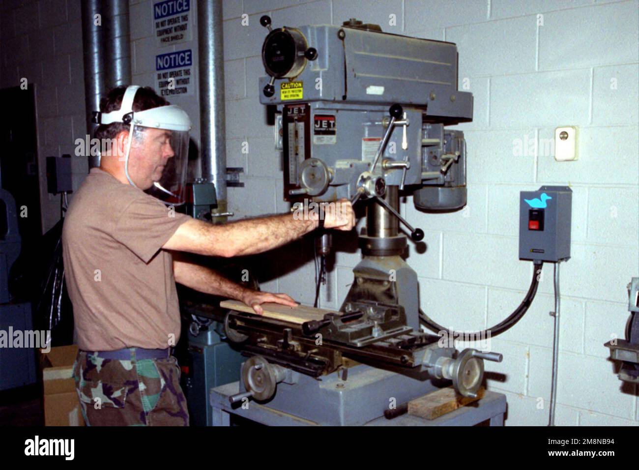 A member of the 169th Civil Engineering Squadron, McEntire Air National