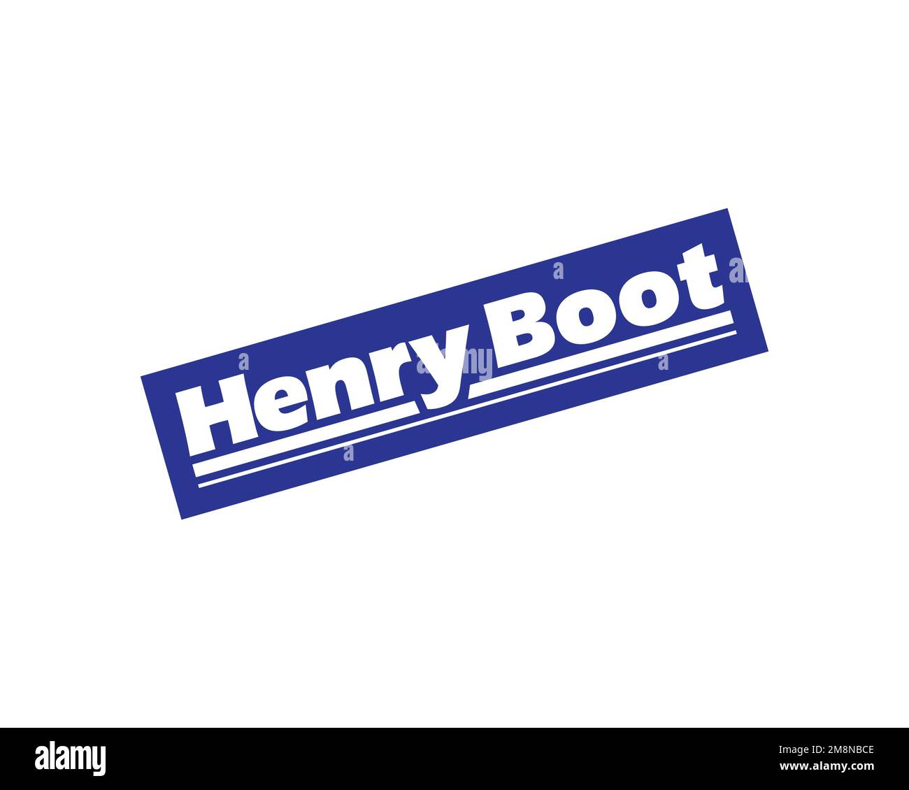 Henry Boot plc, rotated logo, white background Stock Photo Alamy