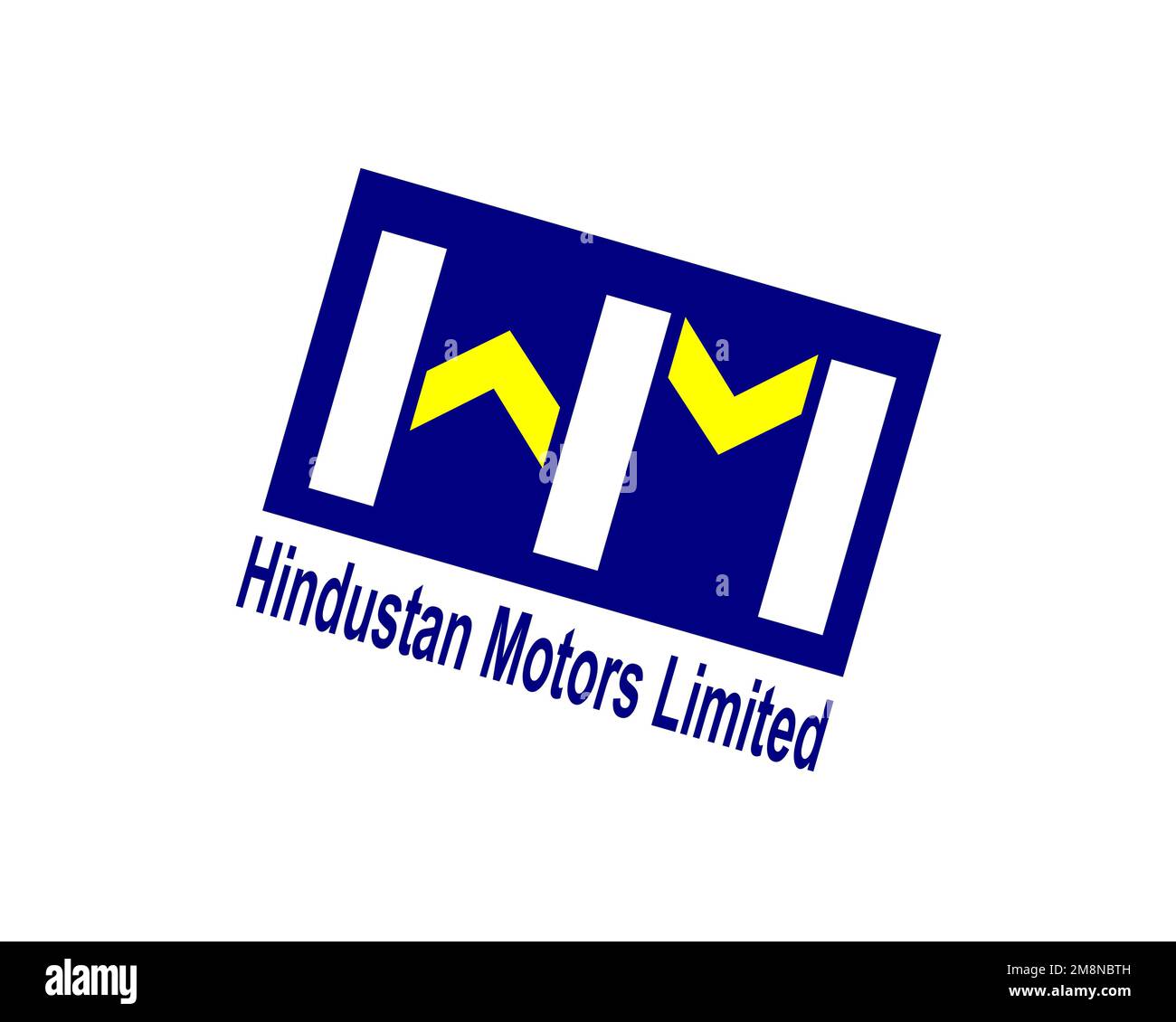Hindustan Motors, rotated logo, white background B Stock Photo Alamy