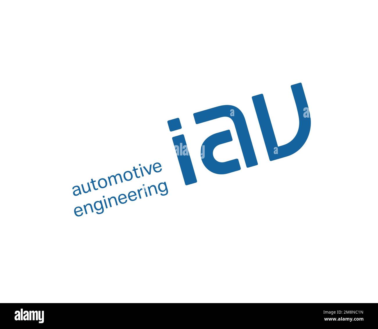 IAV, rotated logo, white background Stock Photo Alamy