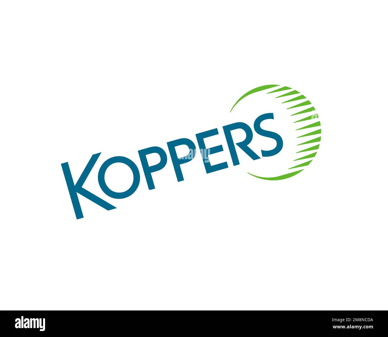 Koppers, rotated logo, white background Stock Photo Alamy