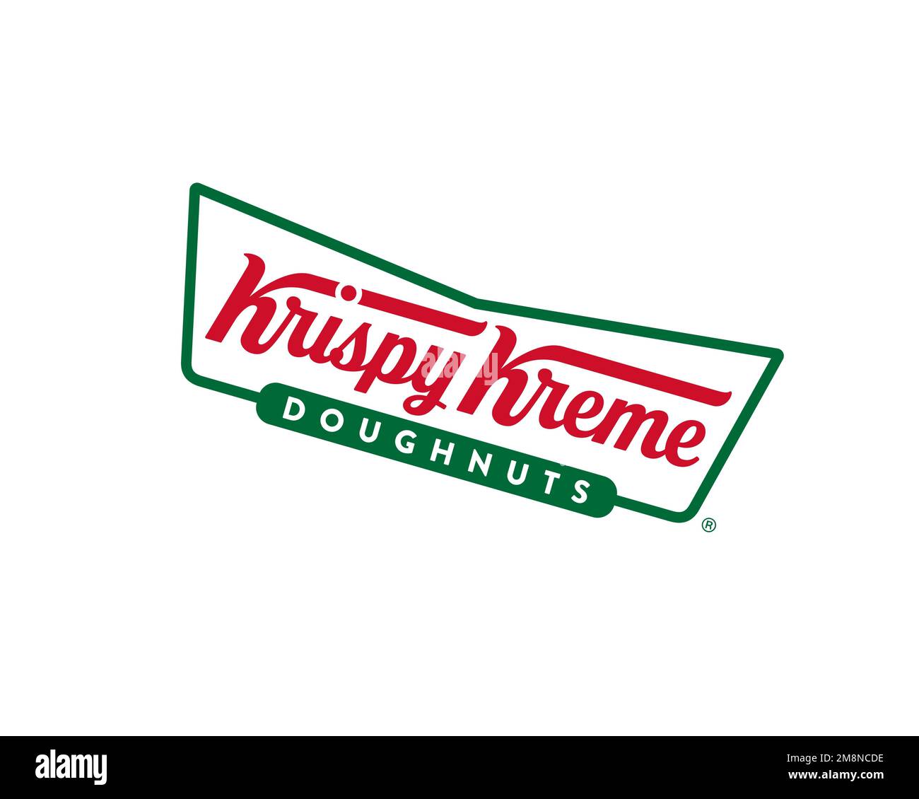 Krispy Kreme, Rotated Logo, White Background B Stock Photo Alamy