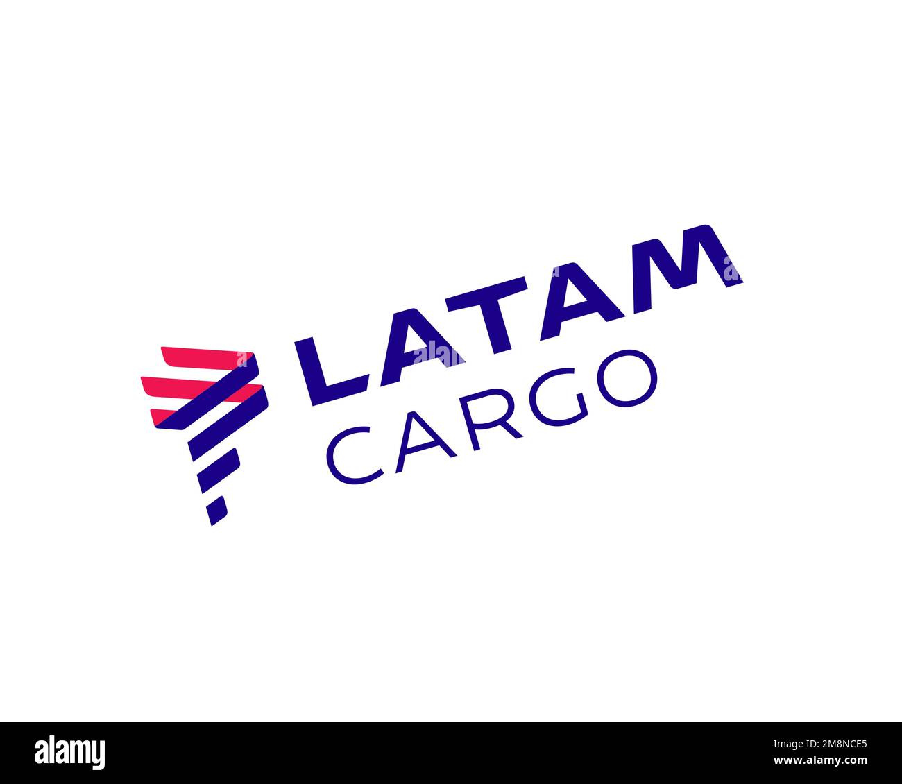 LATAM Cargo Chile, rotated logo, white background Stock Photo - Alamy