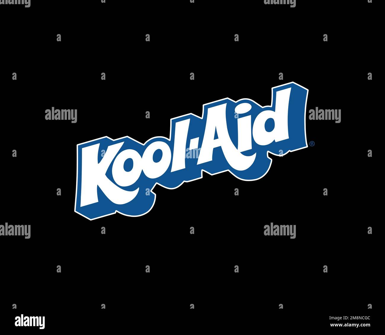 Kool Aid, Rotated Logo, Black Background Stock Photo Alamy