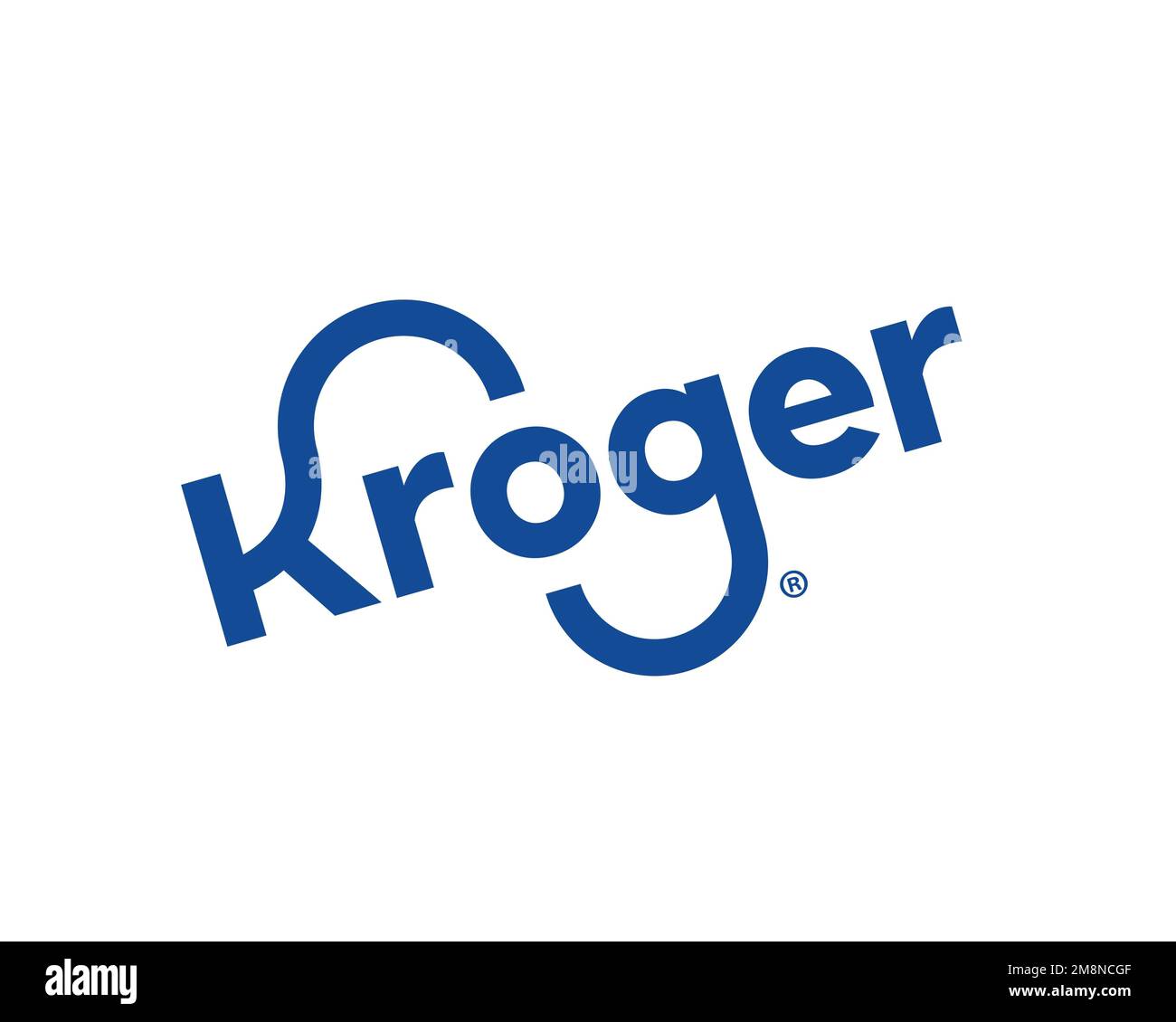 Kroger, rotated logo, white background Stock Photo Alamy