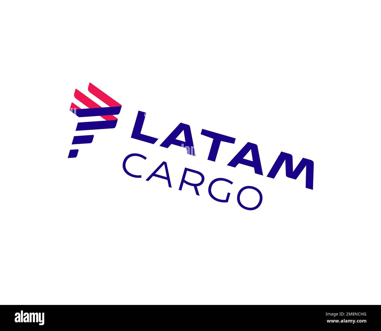 LATAM Cargo Brasil, rotated logo, white background B Stock Photo Alamy