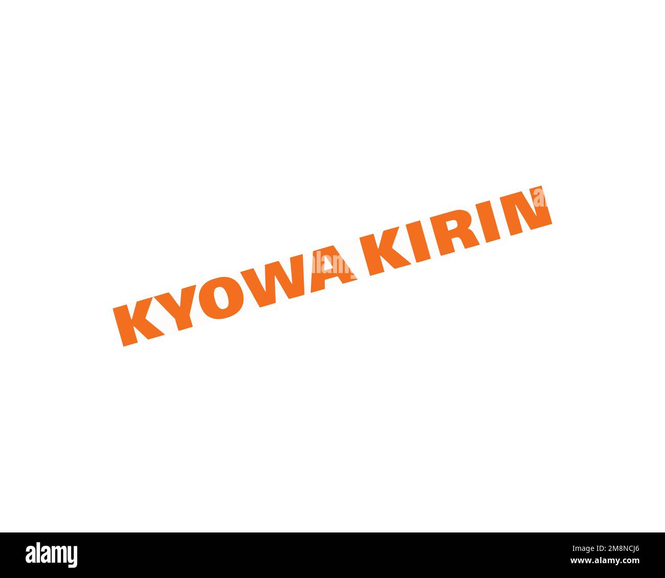 Kyowa Hakko Kirin, Rotated Logo, White Background Stock Photo - Alamy